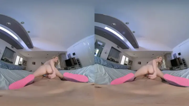 Sugar Daddy Perks – Blonde Jerking Off with Pink Toy