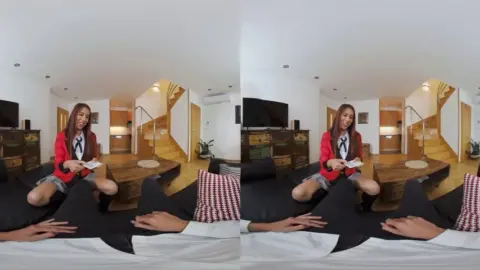 Kakegurui – Asian Brunette Riding Hard in VR