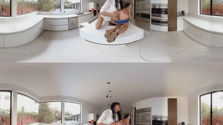VR Interracial Lesbian Sex – PS VR