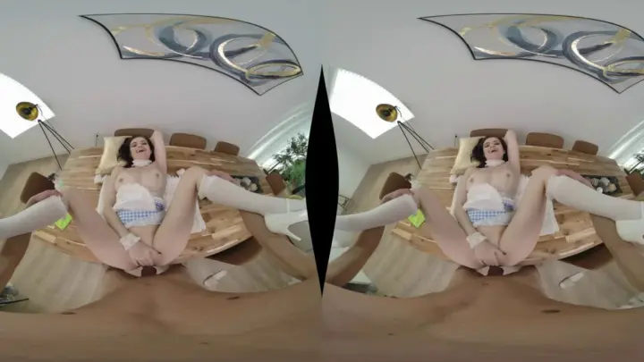How Its Maid: Smartphone VR – Brunette Petite Milf Blowjob