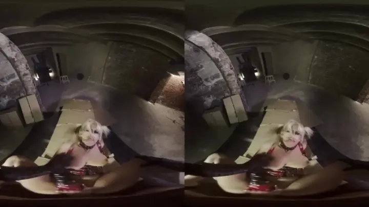 Blonde with tattoos begs in dim basement dungeon POV