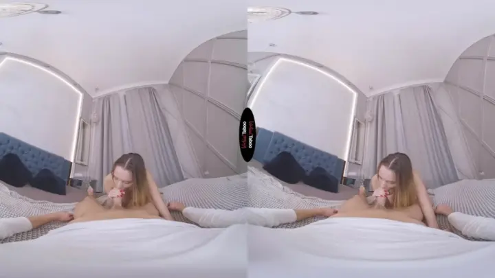 Slim blonde and brunette girl solo yoga and masturbation in bed