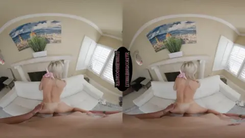 Tiny Blonde Emma Takes The Big Cock Challenge Smartphone Vr