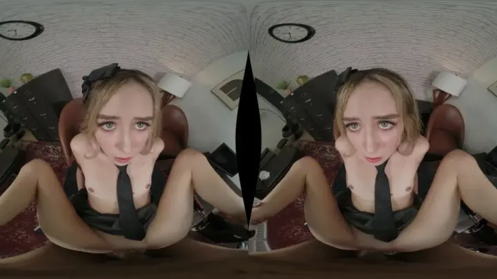 Blonde with Tattoos Gets Fucked on Floor and Couch
